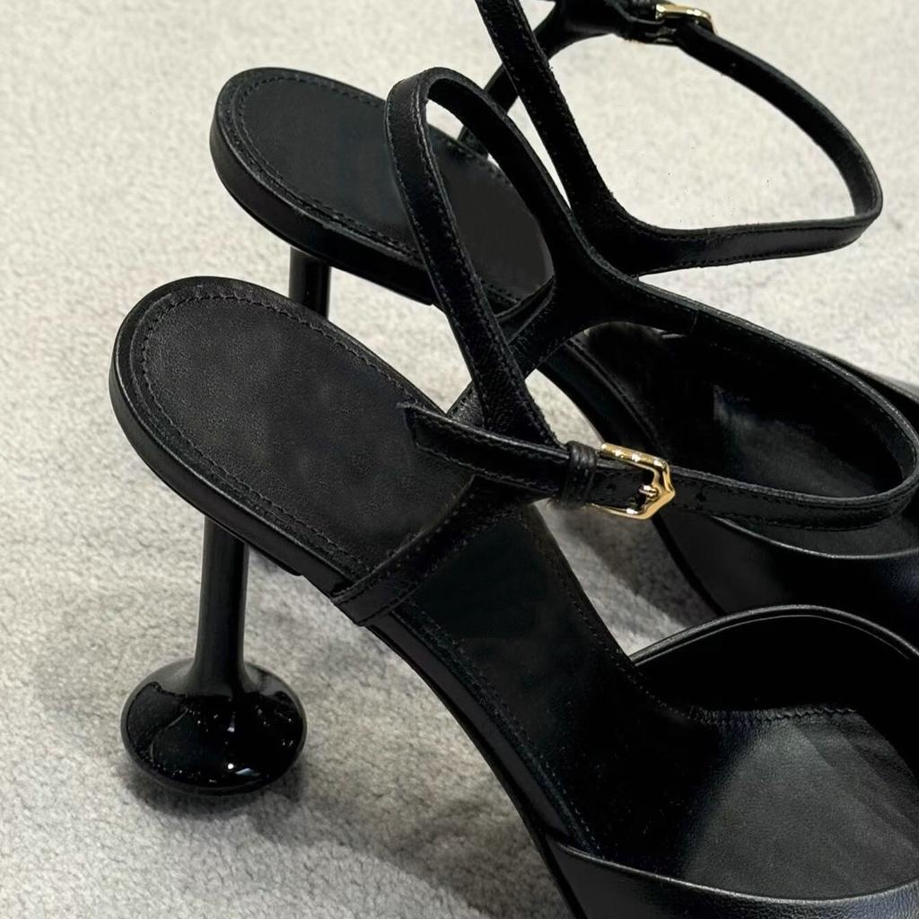 2025 Summer Design French Headband, Luxurious Sexy And Stunning High Heels Strapless Sandals For Women