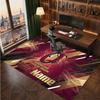 Personalisierter Kristall-Samt-Teppich der Queensland Maroons, Weicher Anti-Rutsch-Teppich mit individuellem Namens-Text für Wohnzimmer, Schlafzimmer
