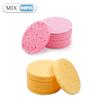 50-400PCS Compressed Facial Sponges Round Cellulose Facial Sponges Natural Cosmetic Spa Sponges Face Cleansing Massage
