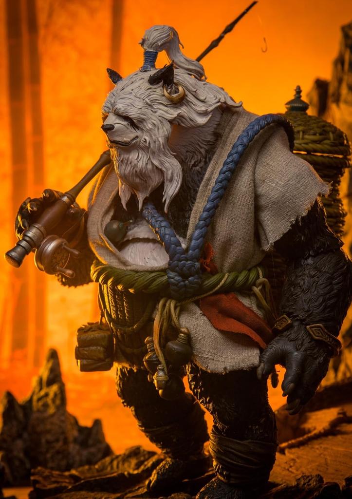 HiPlay Takumitsu Planet Fury Panda Brothers Movable Action Figure Accessories Full Set 1/12 MU-FP005 (Yin)