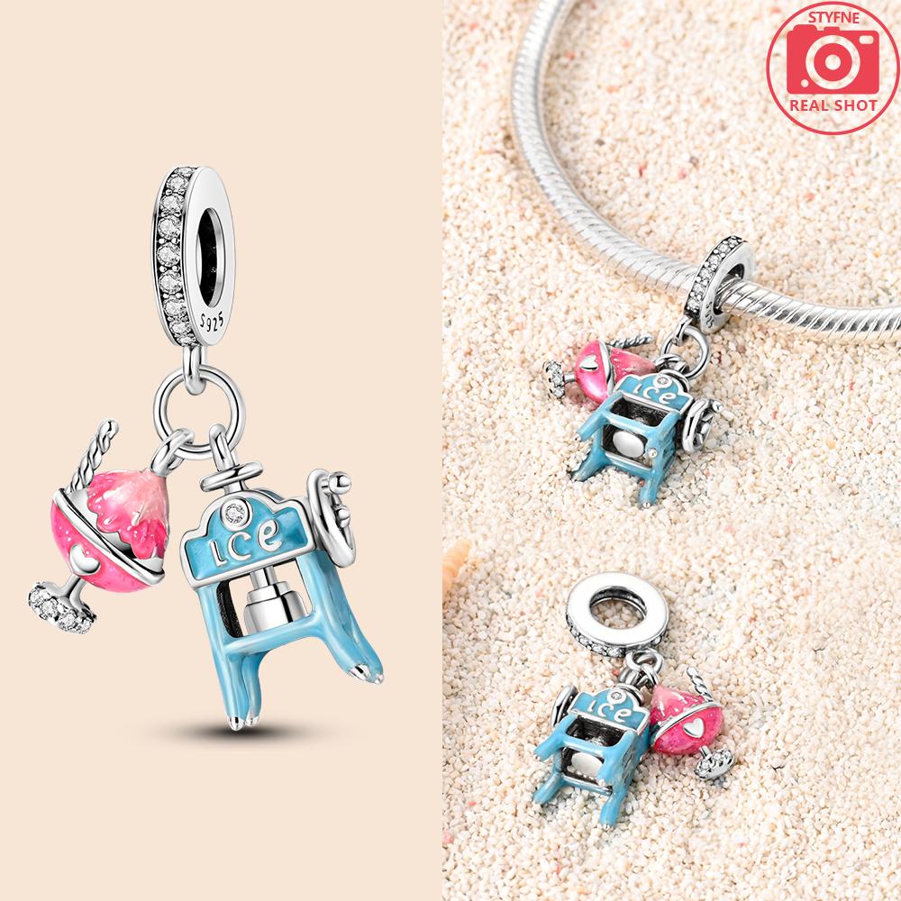 Charm Bead Charms Copper Authentic Blue Snowflake Mermaid Octopus Star Shape Bead Charms Compatible With Bracelets Women Diy Luxury Gift Accessories J