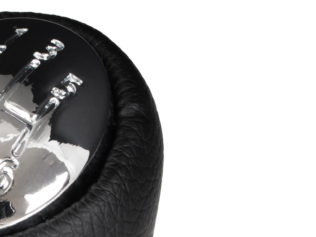 Renault Megane III 2008- 6-SPEED BLACK + CHROME Gear Shift Knob