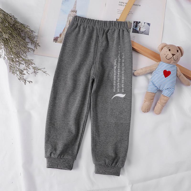 Spring & Autumn All-Cotton Unisex Toddler Pants, Single Piece, Seven Colors Available