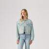 Levis Relaxed Short Casual Style Simple Design Street Fashion Denim Jacket Unisex Jackets 006EZ-0002