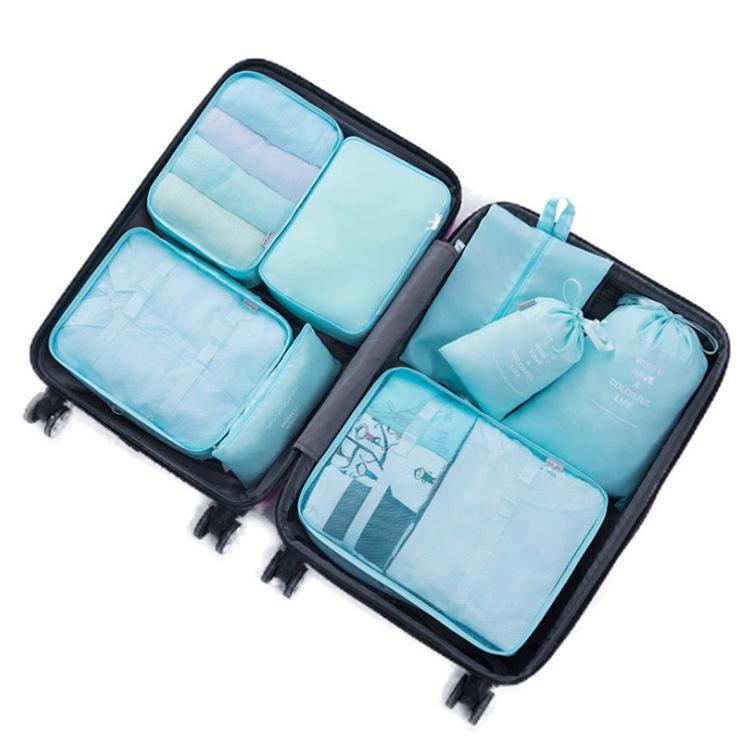 8-Piece Travel Storage and Organizer Set for Suitcases