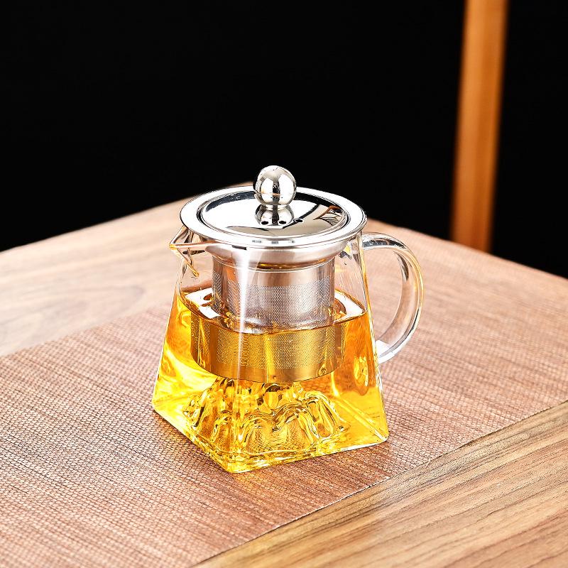 Thickened Glass Tea Infuser Set: Heat-Resistant Gong Dao Bei and Separator
