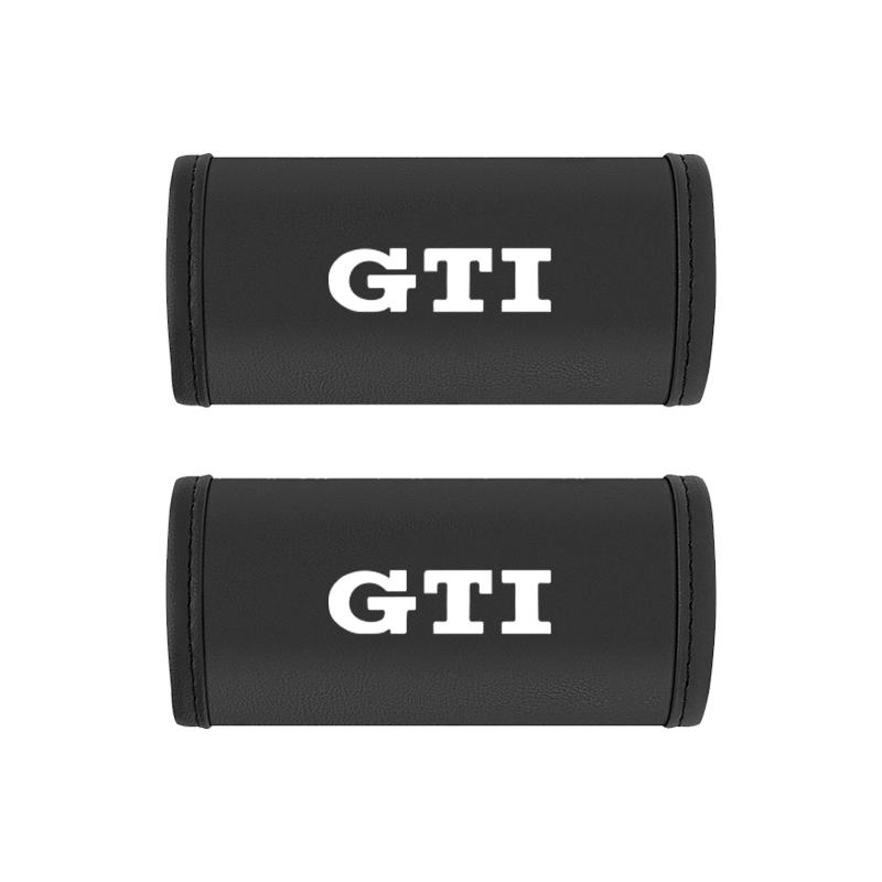 2Pc Car Anti Slip Pull Glove Car Interior Leather Handle Protector Cover For Volkswagen VW Golf T5 ID3 T-ROC Atlas T-Cross Jetta Zh2