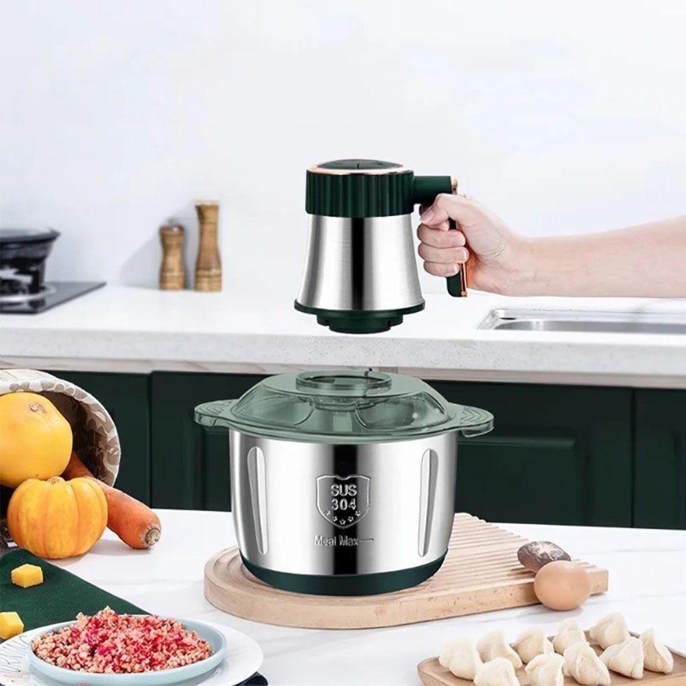 5L Electric Meat Grinder Large Capacity Food Chopper Mincer Food Shredder  Complementary Food