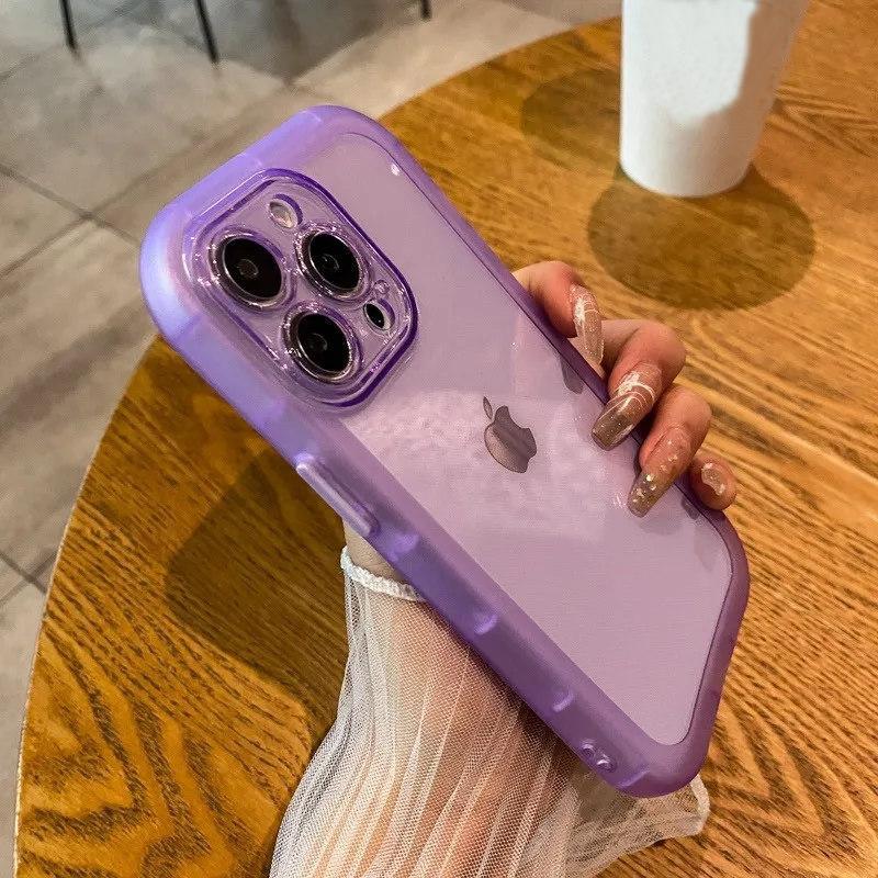 

Противоударный силиконовый бампер, прозрачный чехол для телефона для iPhone 13 12 11 14 Pro Max XR X XS 7 8 Plus, защита камеры, прозрачный чехол iPhone 7