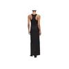 Adidas Originals X Blue Version Tank Dress Solid Color Straight Cut Sleeveless Dress Women Dresses Black HK7231