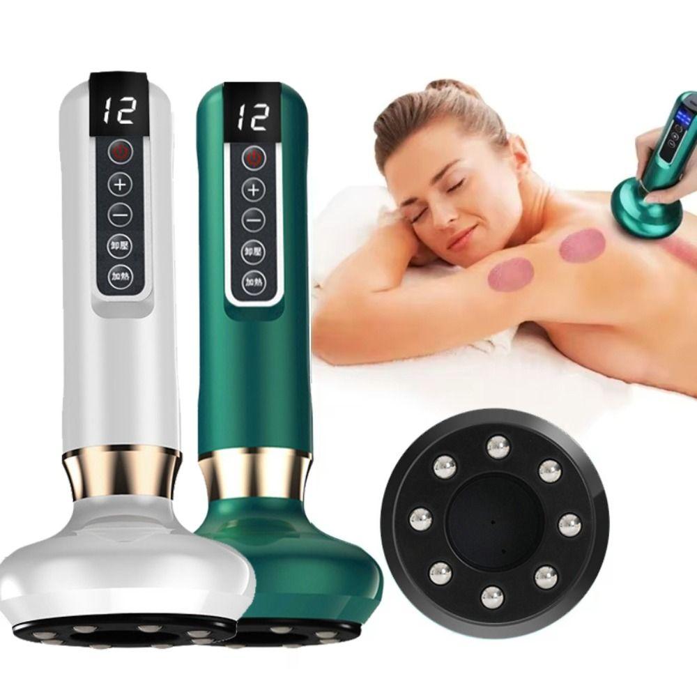 Infrared Heat Vacuum Suction Cup Device 12 Gear Body GuaSha Machine Relaxing