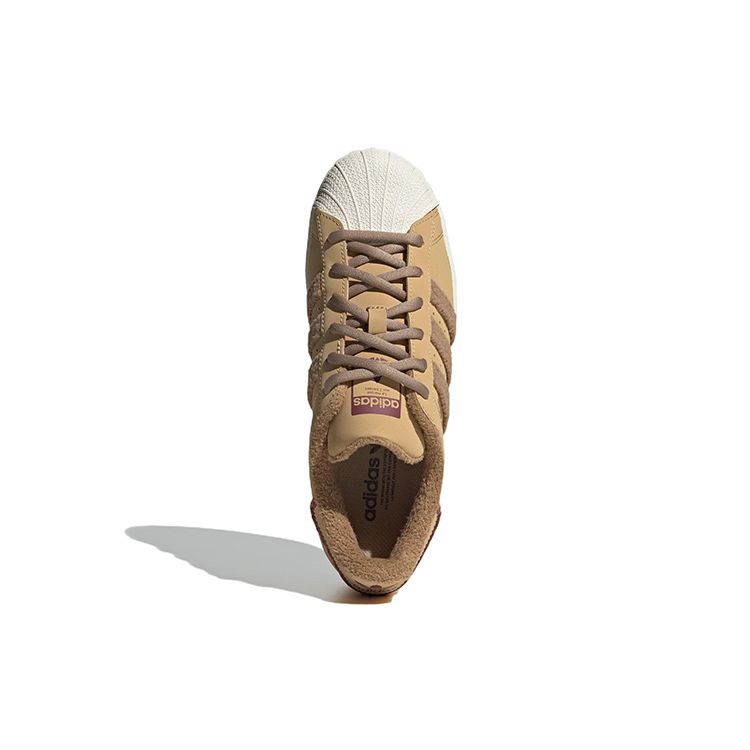 Adidas Originals Superstar Leather Comfortable Durable Lightweight Low-Top Sneakers Women Sneakers Desert-Yellow GY2526