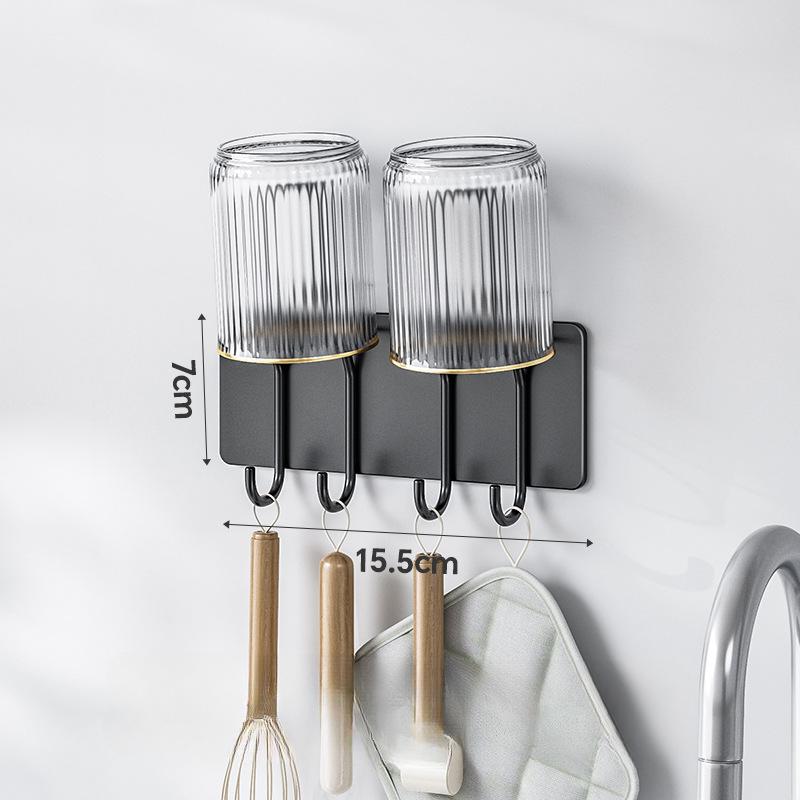 Магнитный кухонный металлический держатель для стаканов для боковой полки холодильника подвесной крючок для кухонных принадлежностей организующий стеллаж для хранения всякой всячины Adhesive 2950₽