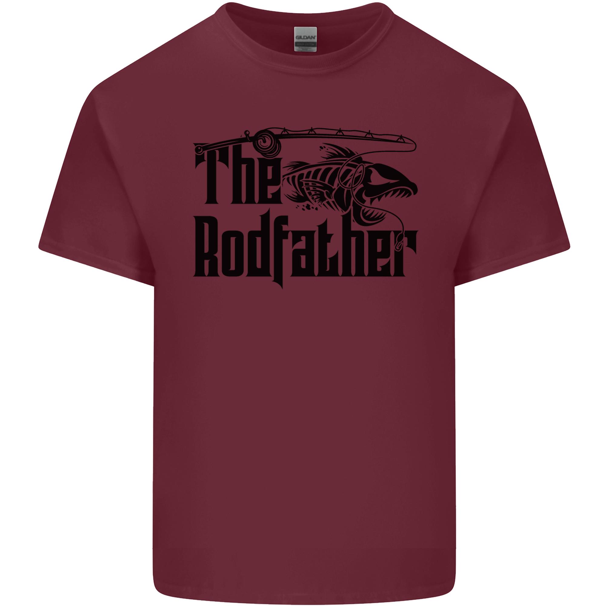 The Rodfather Funny Fishing Rod Father Unisexs Light Cotton TShirt S