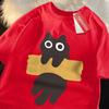 Fun Adhesive Tape Cat Print Japanese Style Short Sleeve Men Women Cotton Oversized T-Shirts Oversized O-Neck New Tops Tees
