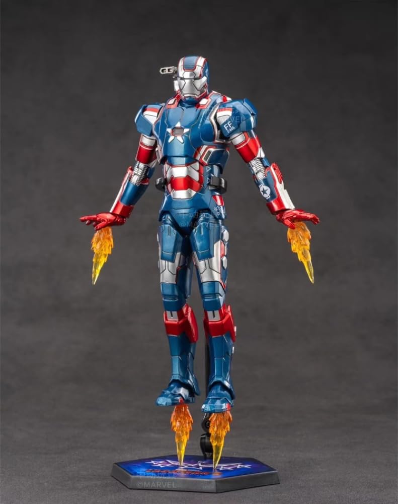 ZD TOYS Iron Man 3 Iron Patriot 1/10 Scale ABS & PVC Painted Movable Figure