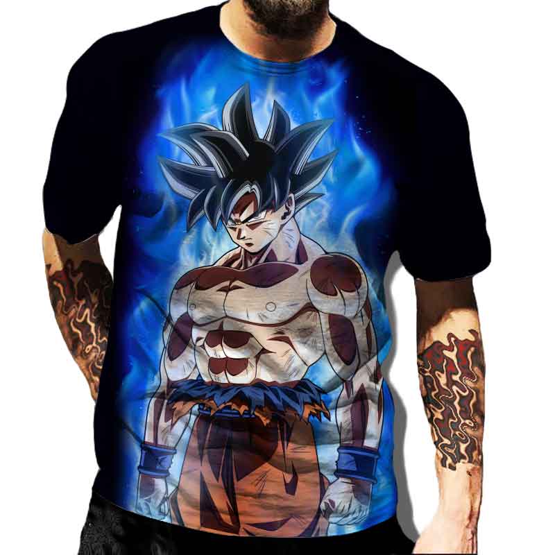 Men Clothes Dragon Ball Z T-shirt Oversized T Shirt Anime Dragon Ball T-shirts Son Goku Tops Super Saiyan Tee Boys Clothing