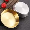 Thickened Kimchi Dish 304 Stainless Steel Cold Dish Small Appetizer Bowls  Korean Barbecue
