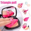 5 Pcs Powder Puff Face Soft Triangle Makeup Tool Loose Powder Body Powder Makeup Sponges Blender Contouring Under Eyes Corner