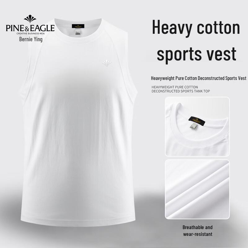 Men s Pure Cotton Sports Vest 4XL