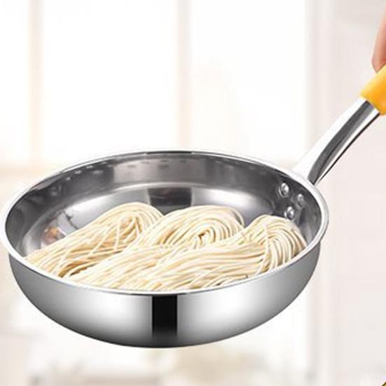 Stainless Steel Large Hole Colander with Long Handle Pasta Vegetable Strainer for Gnocchi Noodles Dumplings Rust-Proof Dishwasher Safe Multi-Purpose
