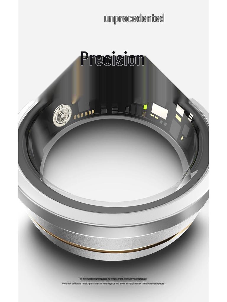 SR02 Smart Ring: Waterproof Pedometer with Bluetooth, Heart Rate & Blood Oxygen Monitor, Sleep Tracking.