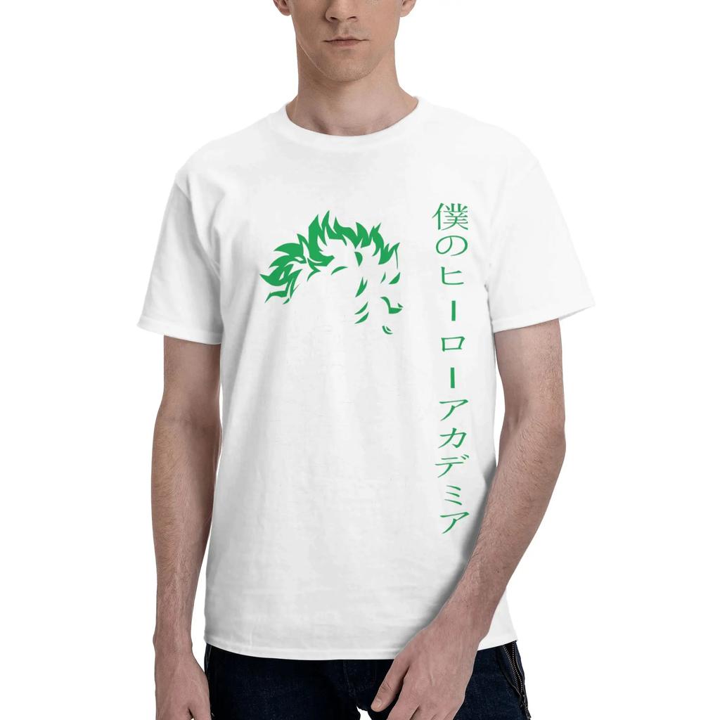 Anime My Hero Academia Izuku Midoriya Unisex Tshirt Clothes Awesome Tees Short Sleeve Fugees Cotton