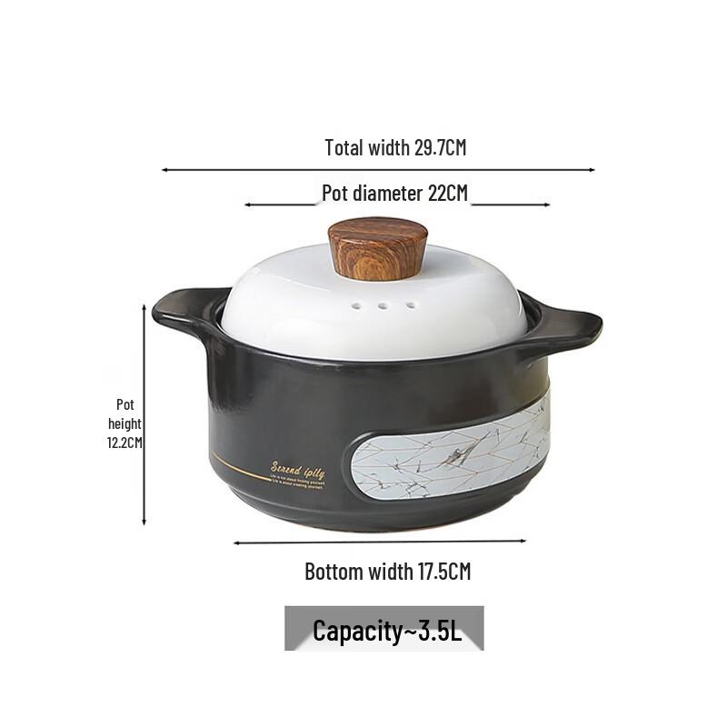 SHUNJU Ceramic Stew Pot