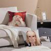 Kpop Style S-Somi Cushion Cover Breathable Linen Pillowcase Summer Odorless Eco-Friendly Invisible Zipper Washable
