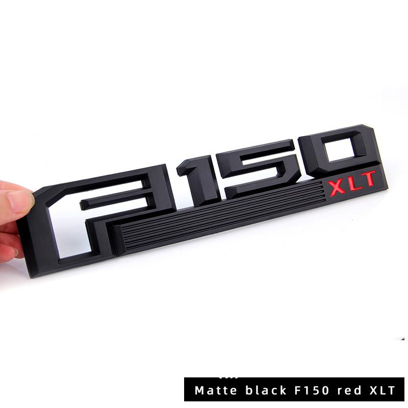 2PCS ABS Car sticker emblem accessories auto decal badge styling for Ford F-150 raptor xlt lARIAT   Logo