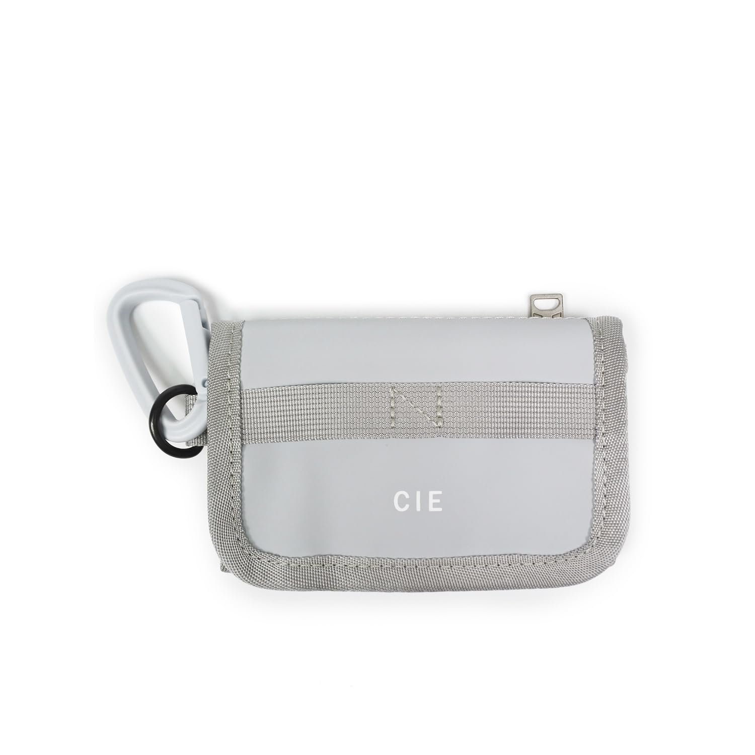 

C WALLET 02 Lightweight Waterproof Material Made in Japan Outdoor Mini Wallet with Hook Trifold Wallet Coin Purse CORDURA [CIE] GRID-3 - L.GRAY Men s світло-сірий колір