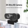 4K Ultra HD USB Webcam with Microphone for Online Classes & Live Streaming, Compatible with Desktop & Laptop.