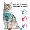 Breathable Pet Harness With Reflective Straps And Adjustable Size For Cats And Dogs