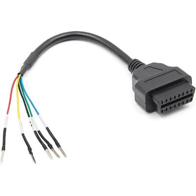 16pin Female Can Line Jumper Tester Connector Diagnostic Cable K+CAN Cable for Vehicles