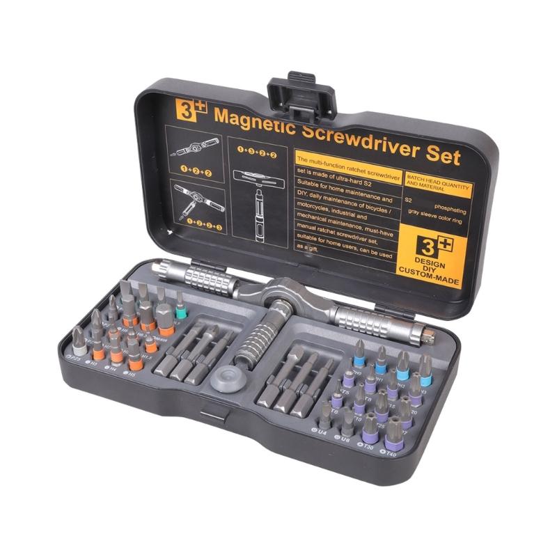 

Pack of 40 Flexible Handle ratchets Set for Optimals Leverages in bicycles and Appliance Repairs 1