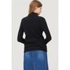 Benetton Two Tone Sleeve Slim Rib Knit Bakpe1561