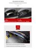 Carbon Fiber Oval Flat Exhaust Pipe Muffler - Stainless Steel Tailpipe