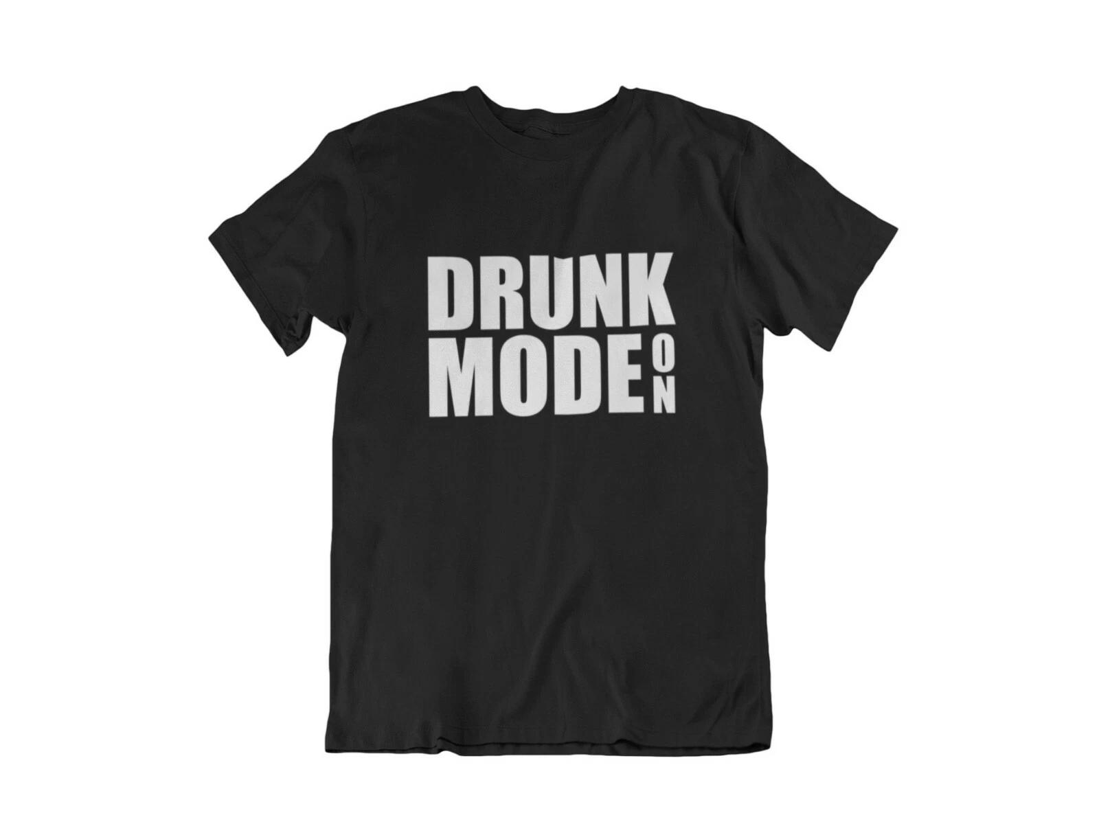Drunk Mode ON T Shirt Vacay Vacation T-Shirt Funny Drinking Party Oktoberfest S