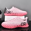 Men's TF/FG Soccer Field Boots' Teenager's Football Sport Boots Non-slip Grass Training Sneakers Artificial Quality Grass Footwear