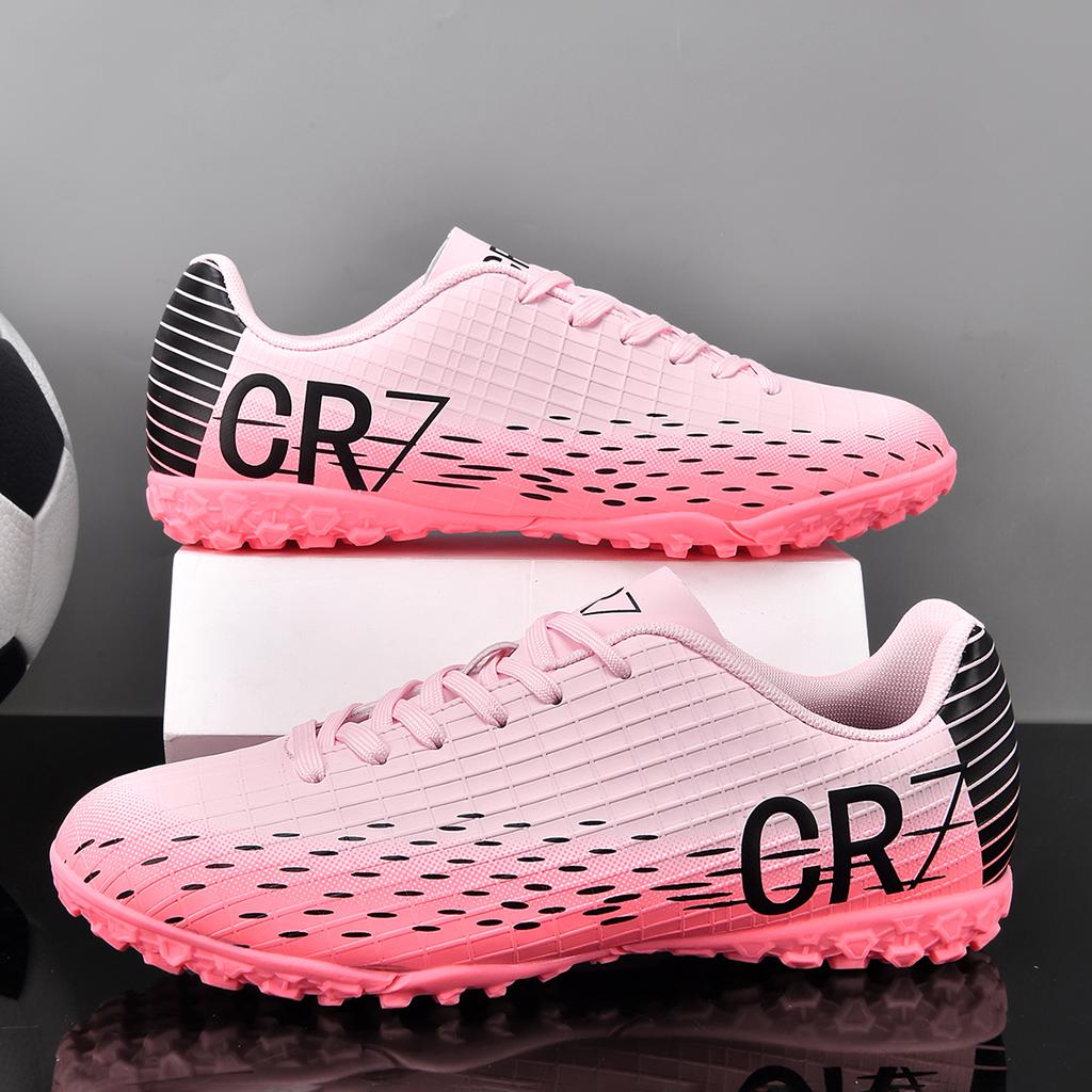 Men's TF/FG Soccer Field Boots' Teenager's Football Sport Boots Non-slip Grass Training Sneakers Artificial Quality Grass Footwear