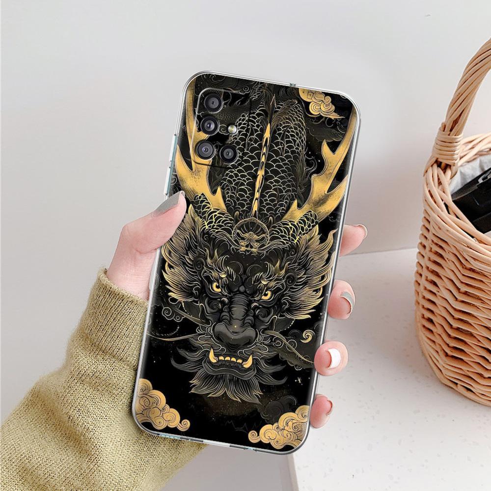 Phone Case For Samsung A15 A13 A35 A55 A51 A71 A41 A31 A21S A05 A17 A23 A25 A33 A53 A73 5G A07 4G Cover Cool Animal Tiger Lion