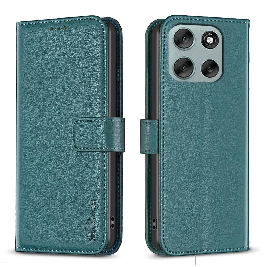For Motorola Moto G56 5G Phone Case BINFEN COLOR BF17 Wallet Folio Flip Leather Cover