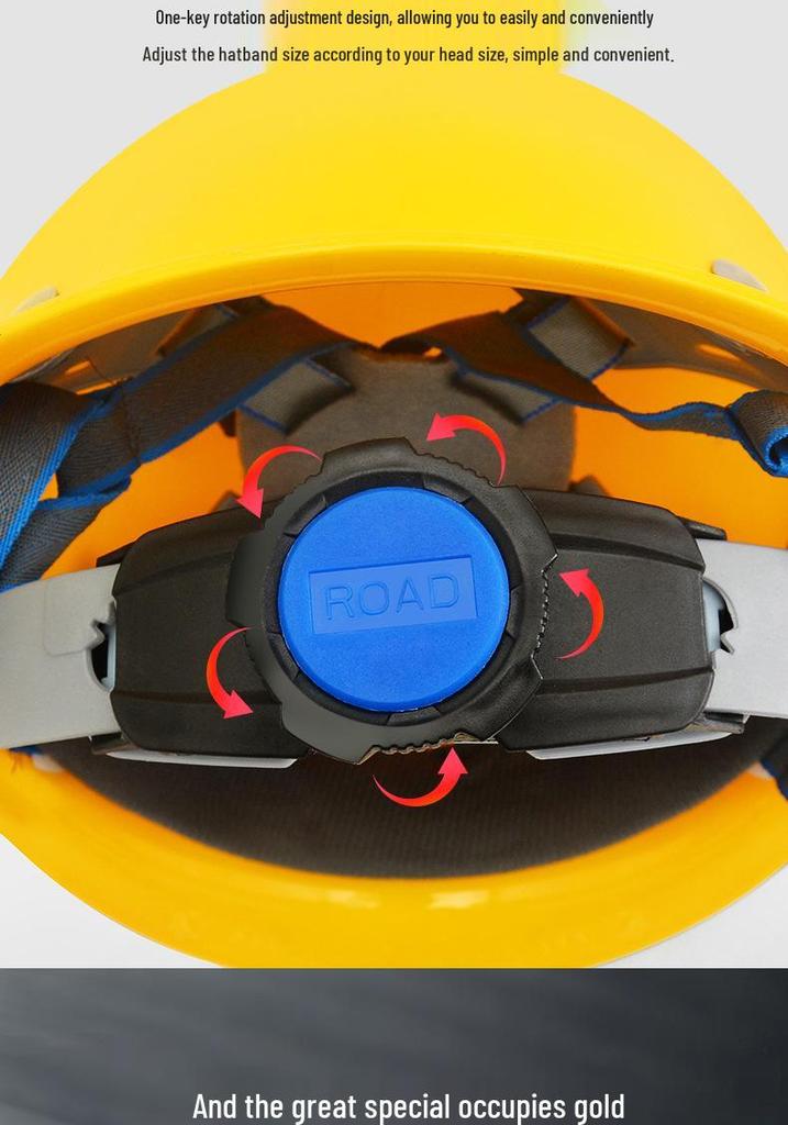 National Standard Breathable Anti-Smash Construction Safety Helmet, Thickened ABS, FRP, Free Shipping, Custom Printing Available