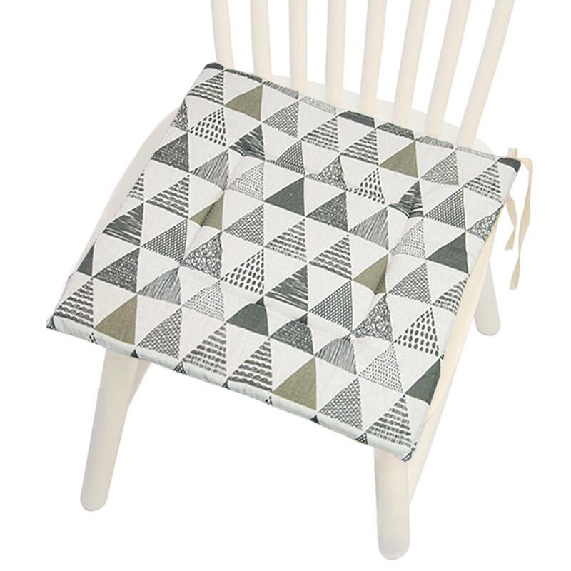 Felt Printed Square Chair Cushion