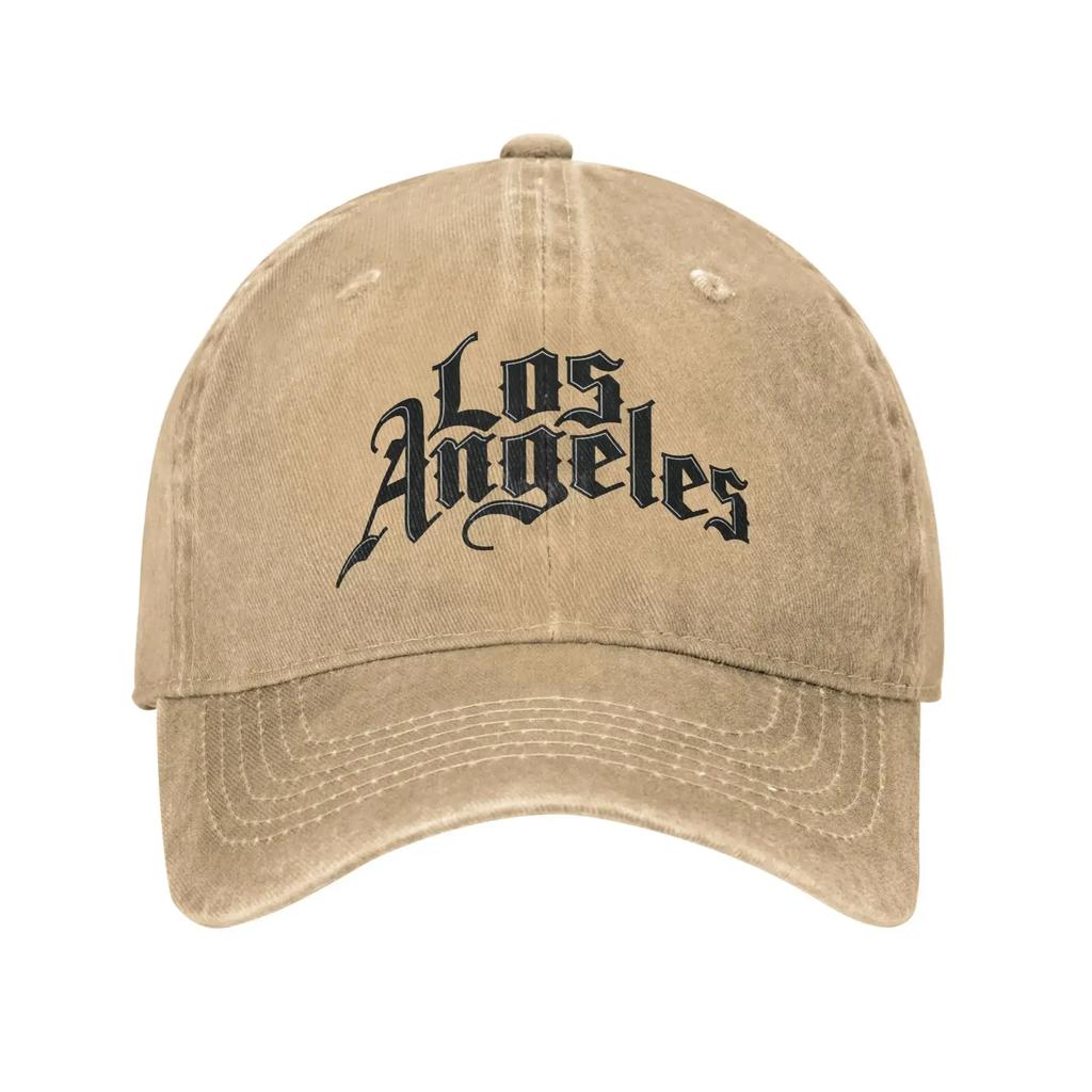 Los Angeles Baseball Caps Vintage Distressed Washed America Snapback Hat for Men Women Outdoor Summer Unstructured Soft Caps Hat