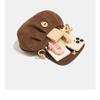 Small Bag, Women's Retro Flip Style Single Shoulder Armpit Bag, High-end Suede Crossbody Pig Bag