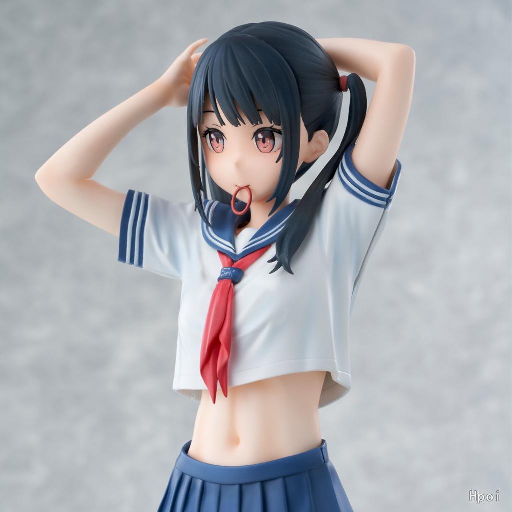 28CM Anime Sailor Fuku No Mannaka Union Figure Sailor Suit JK Dress Up Model Toy Clothes Detachable Standing Doll Action Figure