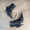 2024 New Women Slim Ankle Boots Fashion Elegant Pointed Toe Shoes Thin High Heel Women's Morder Short Booties