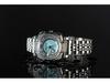 Gypsophila Steel Band Luxury Women's Quartz Watch with Diamond-Set Round Dial