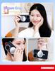 Magnetic Makeup Mirror Phone Ring Holder Selfie Mirror Magsafe with Anti-drop Grip for iPhone 15 14 13 12 for Makeup Vlog Stream